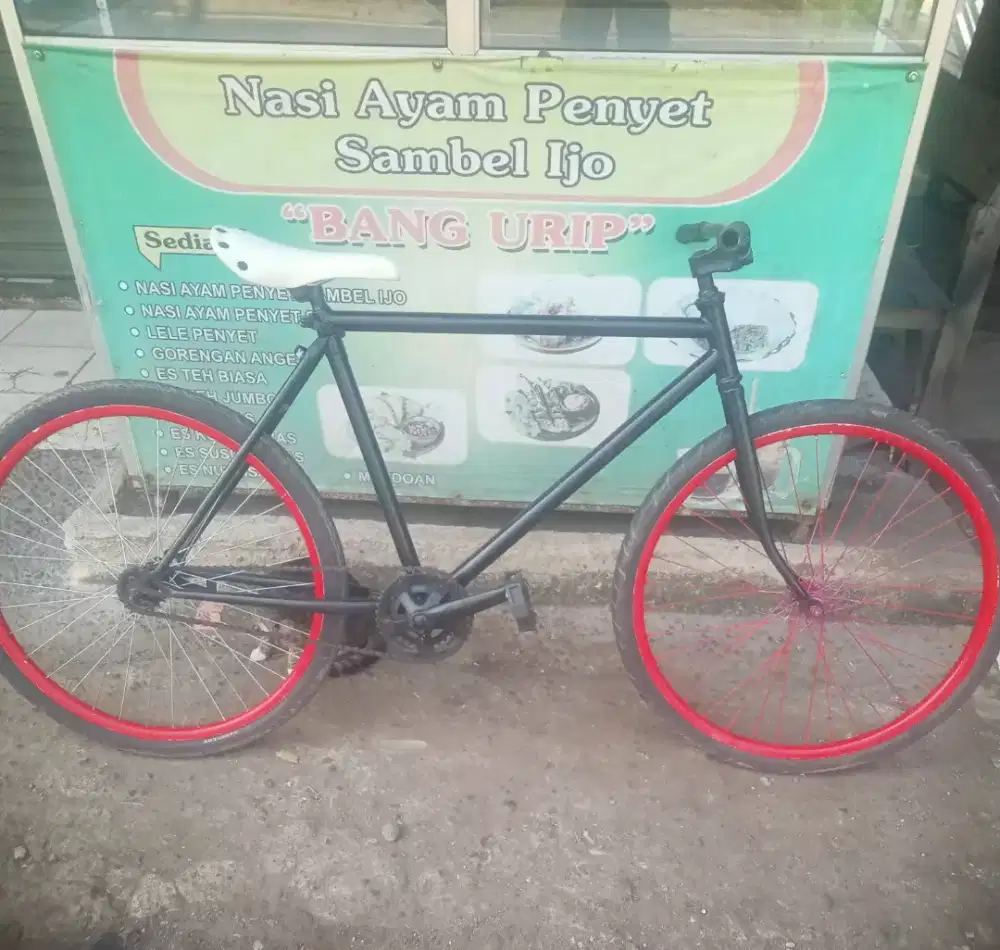 Sepeda gunung frame lurus UK 26