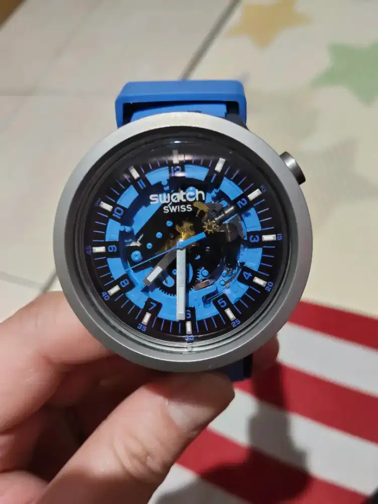 Swatch Azure Blue Daze Ori