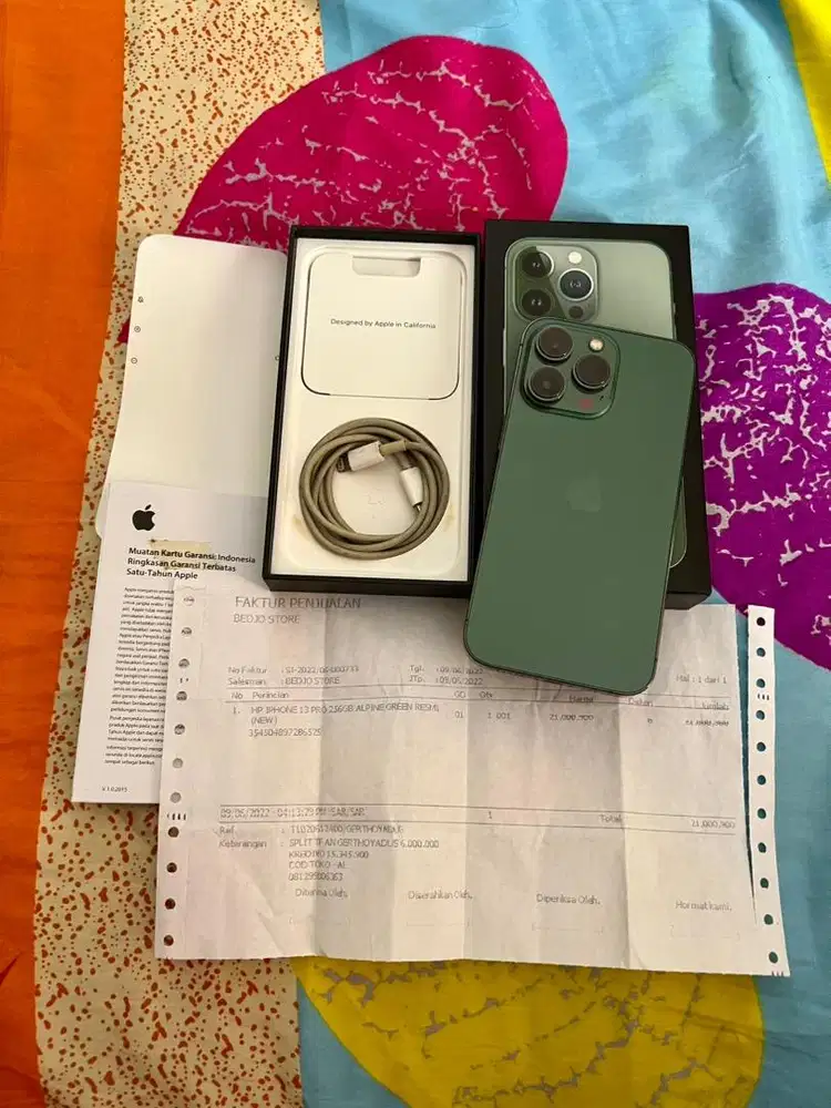 IPHONE 13 PRO 256GB RESMI IBOX FULL ORI BH 88%