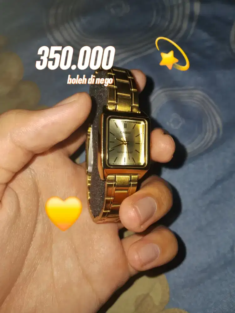 Casio LTP-V007G Original Gold Vintage Wanita