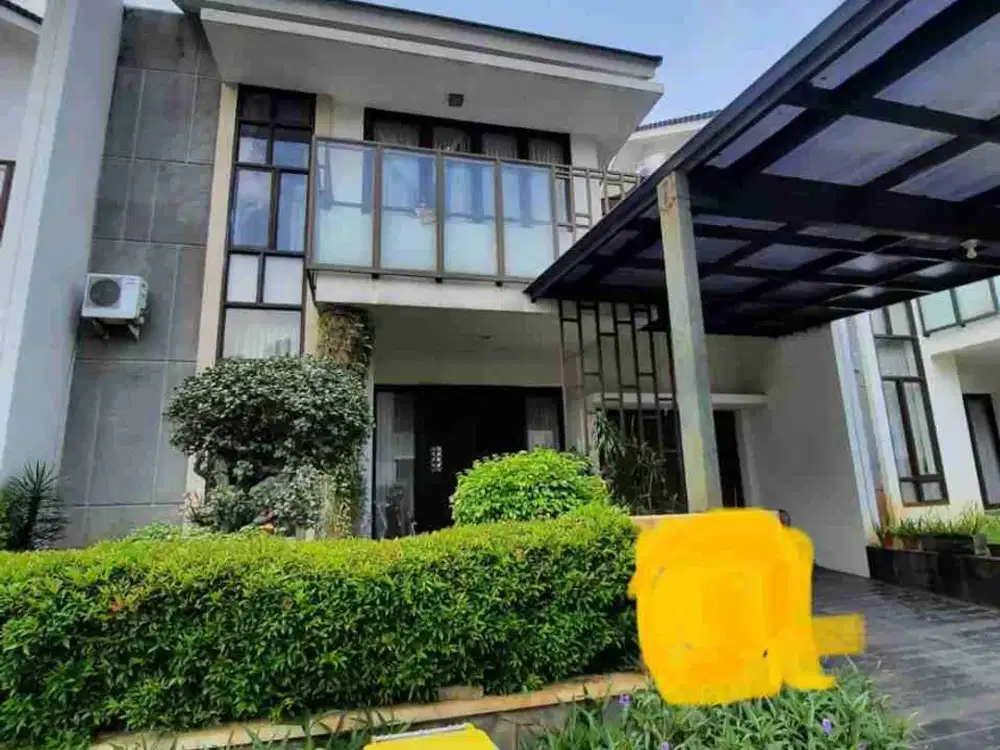 Di Jual Rumah 2 Lantai Semi Furnish Cluster Asia Tropis Harapan Indah Bekasi