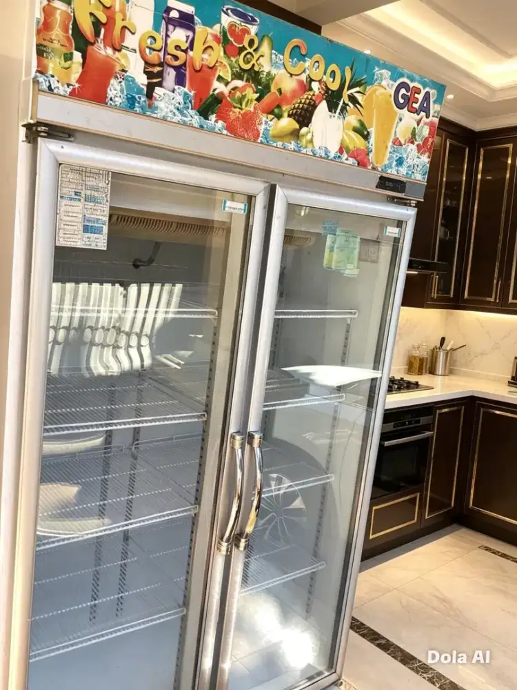 showcase 2 pintu GEA