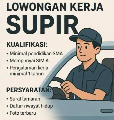 Sopir Pribadi / Driver Bos