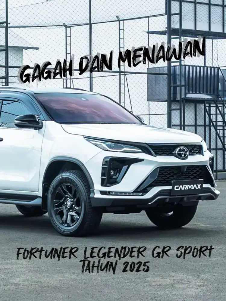 Toyota Fortuner Legender GR Sport 2025 Diesel Siap Pakai
