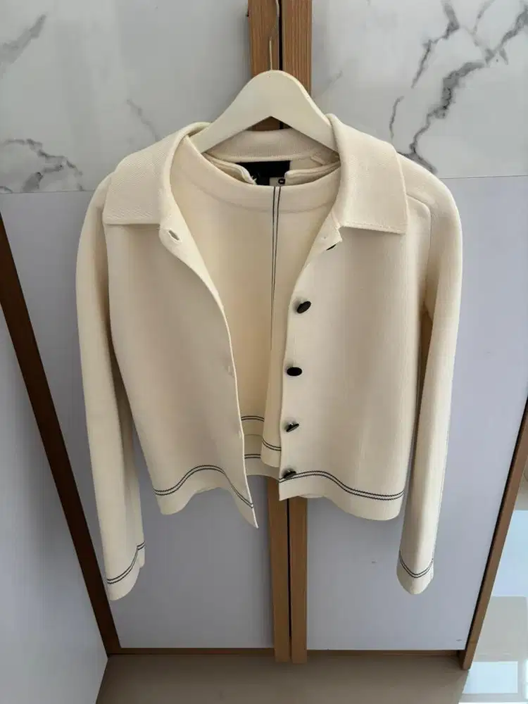 Set Zara Knit Jacket & Top