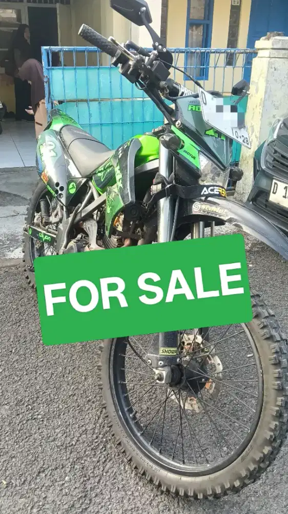 For Sale Kawasaki D'Tracker ato KLX SS komplit Thn 2013 Pajak On