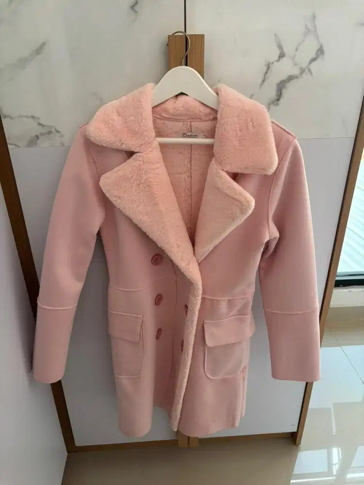 Long Soft Pink Coat