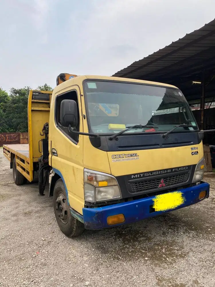Mitsubishi canter colt diesel ps 136 HD-L Turbo dengan crane effer 43S