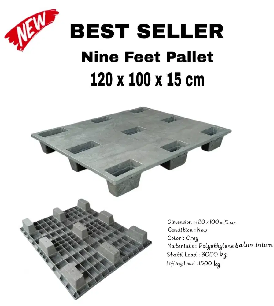Pallet plastik baru palet plastik baru