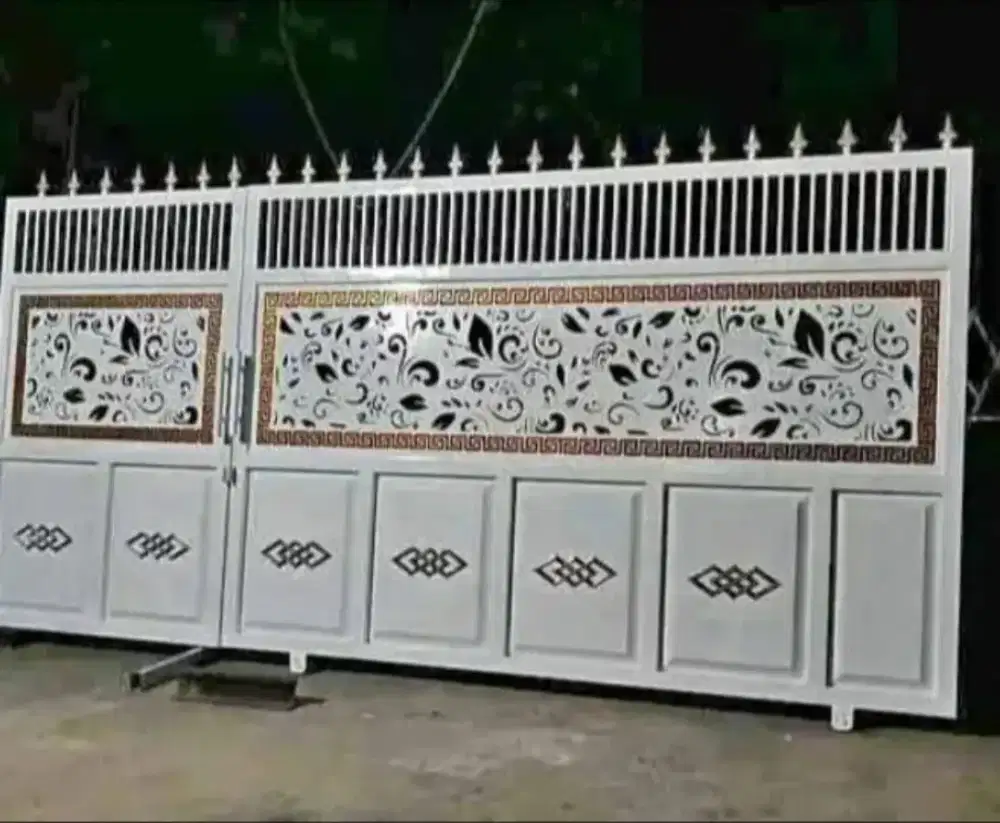 Pagar kating bebas motif 627