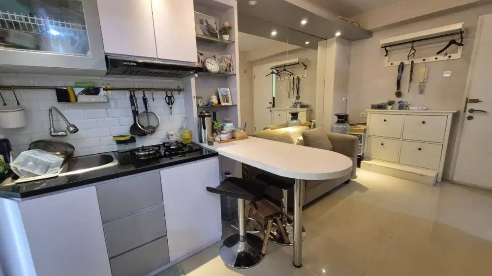 DIJUAL Apartemen Kalibata, Tower TULIP 2 Kamar Furnished OKE Yah, shm