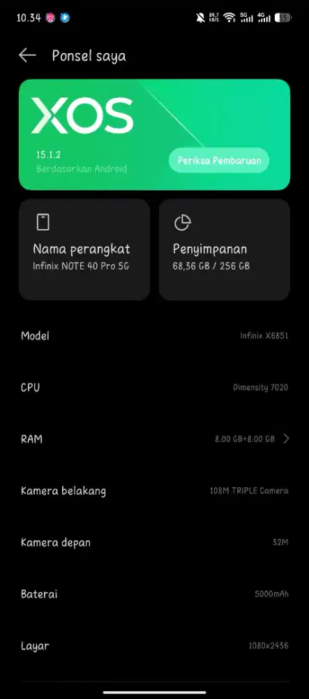 Infinix note 40 pro 5g