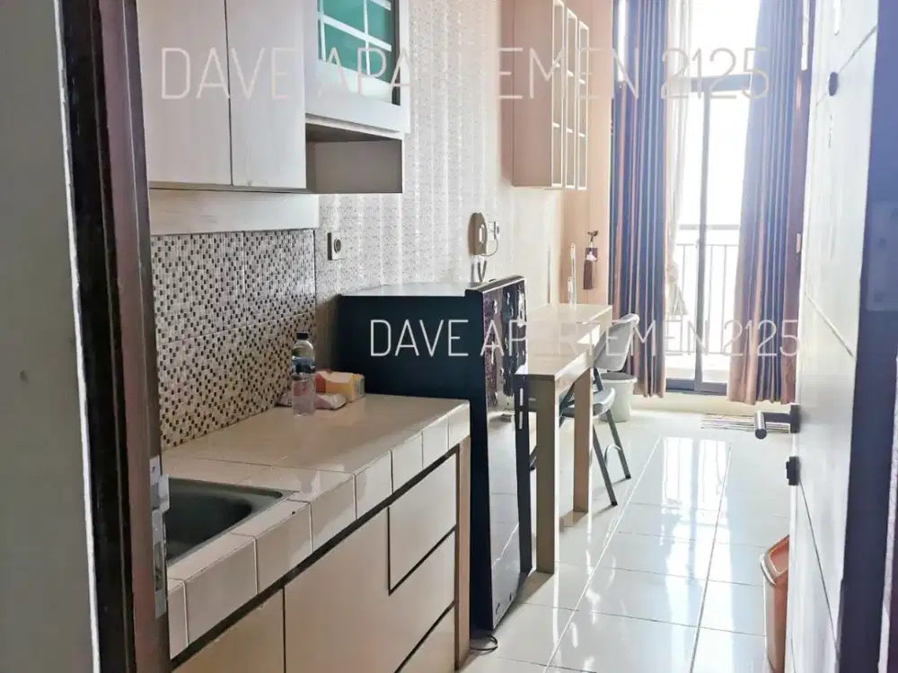 Dave Apartemen Samping KuTekh UI, Tipe Mezzanine Furnished, Siap Huni