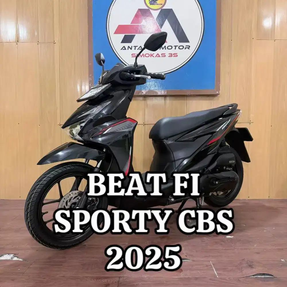 [FORE SALE] HONDA BEAT FI SPORTY CBS 2025 KONDISI ISTIMEWA MURAH MERIA