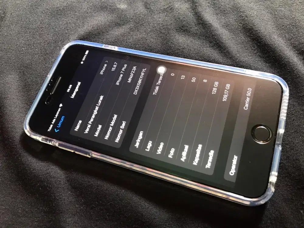 iPhone 7 plus  ram 128 Gb wifi only nego bensin