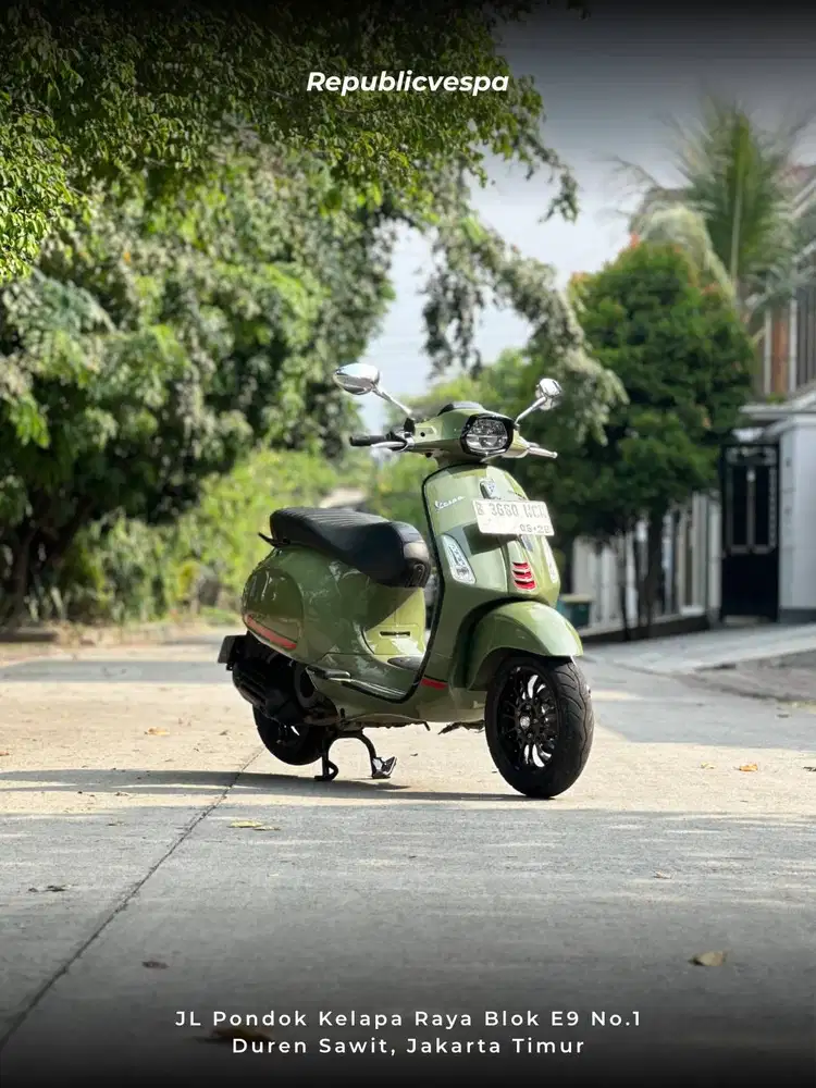 PIAGGIO VESPA SPRINT S150 IGET FACELIFT TH 2023 WARNA GREEN TENANCE Pe