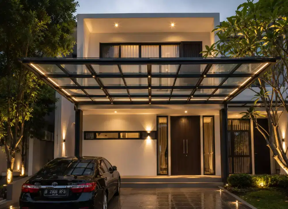 Kanopi atap kaca