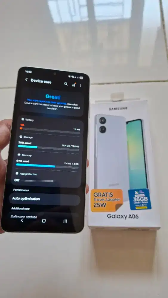 Samsung Galaxy A06 4G 4/128 GB Light Blue