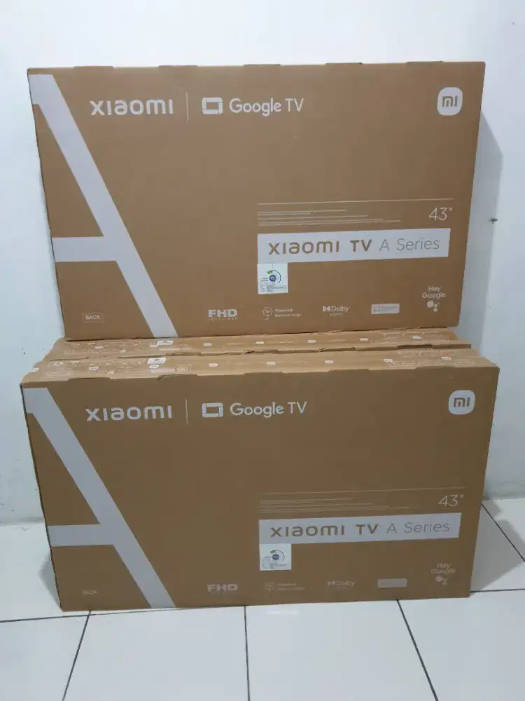 XIAOMI GoogleTV 43 inch. Gres, bisa diantar / cod + setting