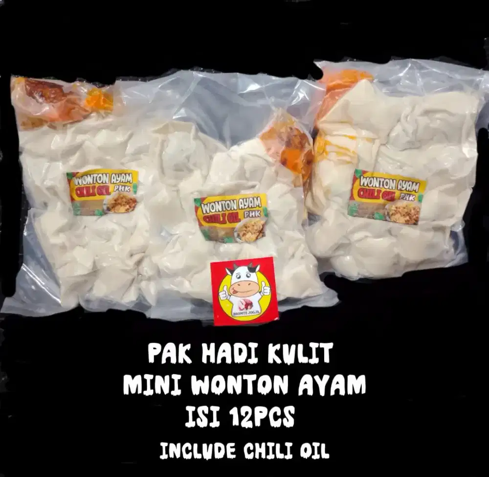 Mini wonton Phk isi 12pc - Brontz Jogja