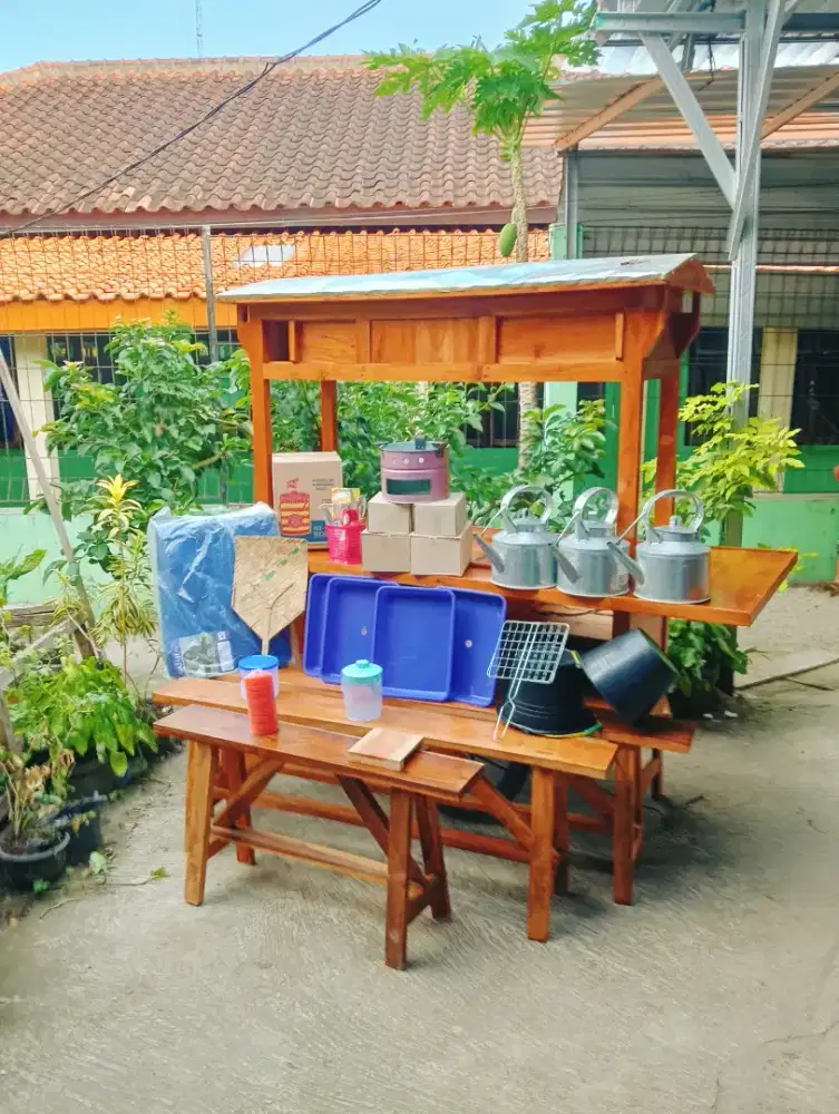 Pusat gerobak angkringan free ongkir (cod)