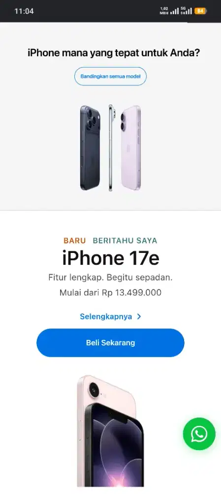 IPHONE 17e BISA CICILAN PAKAI SHOPEEPAYLATER