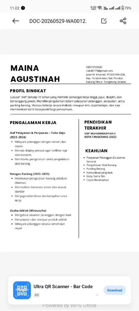 mencari pekerjaan apa aja yg bisa buat saya wanita