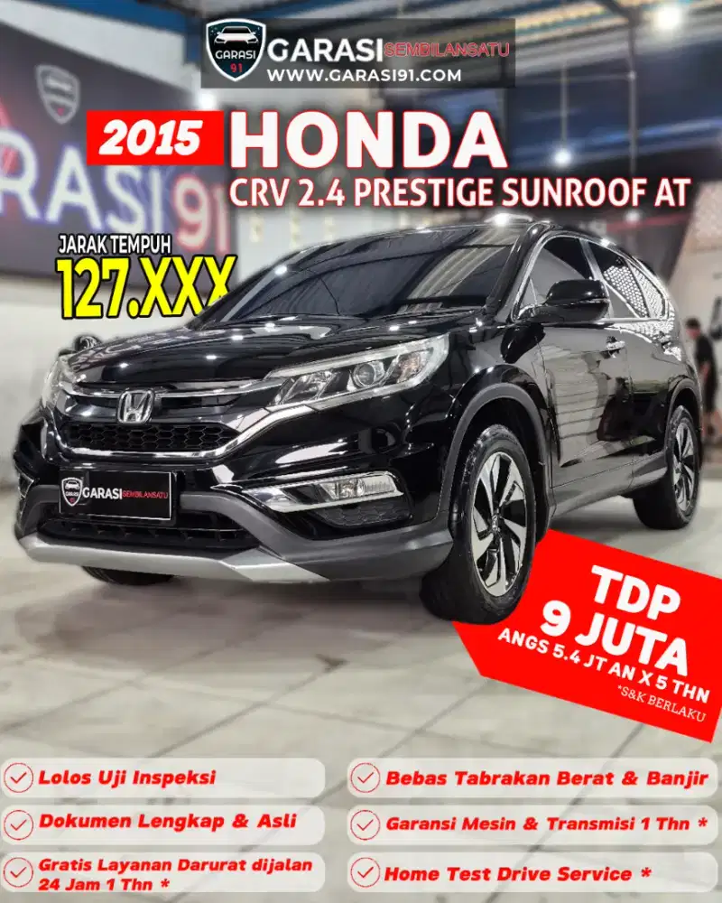 [TDP 9 JT] CRV PRESTIGE 2.4 AT 2015