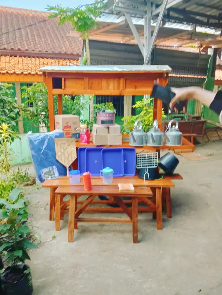 Pusat gerobak angkringan free ongkir (cod)