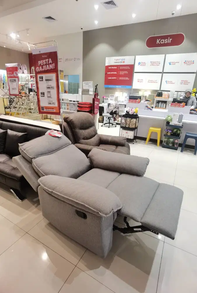 SOFA SANTAI 1 SEATER RECLINER
