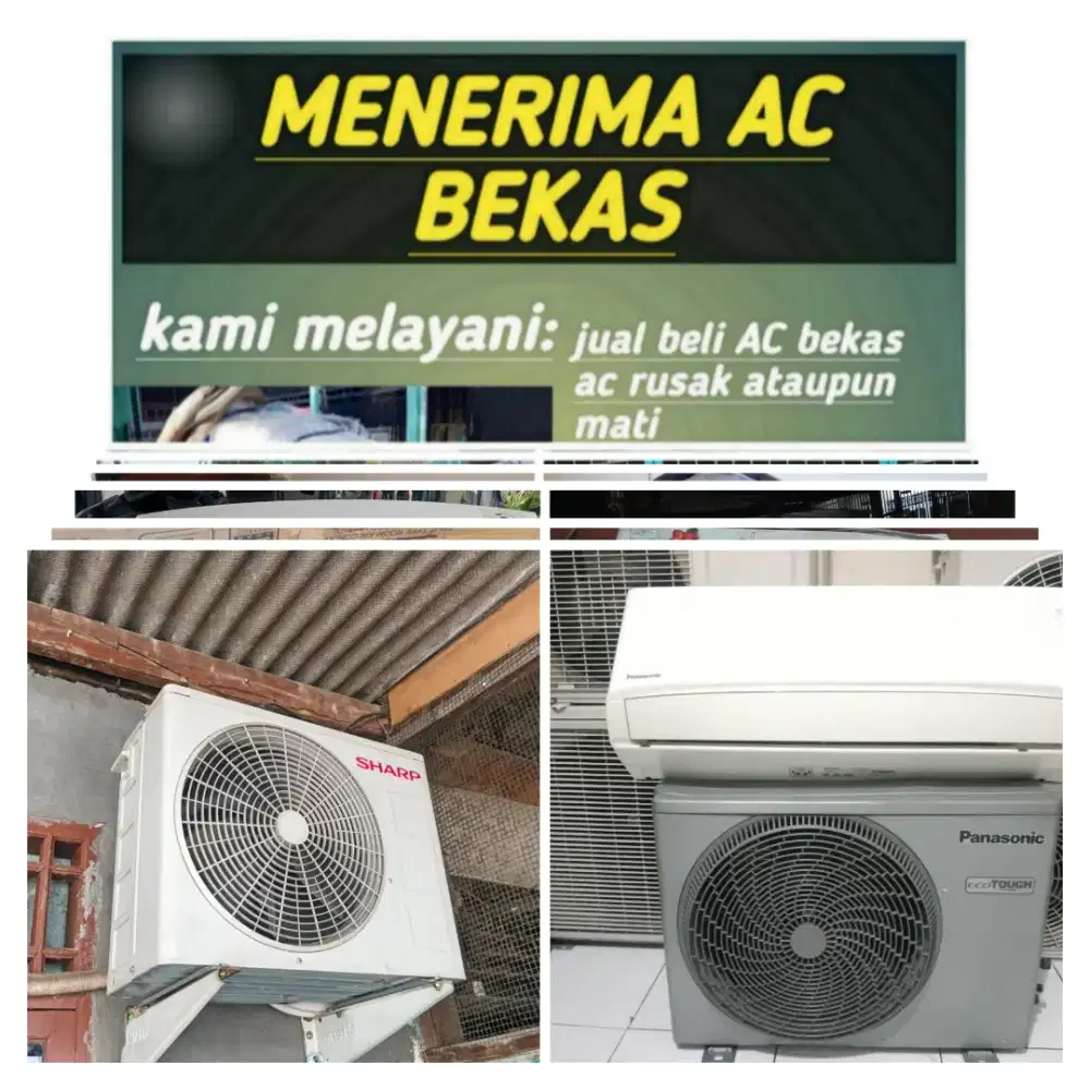 Terima ac bekas rusak