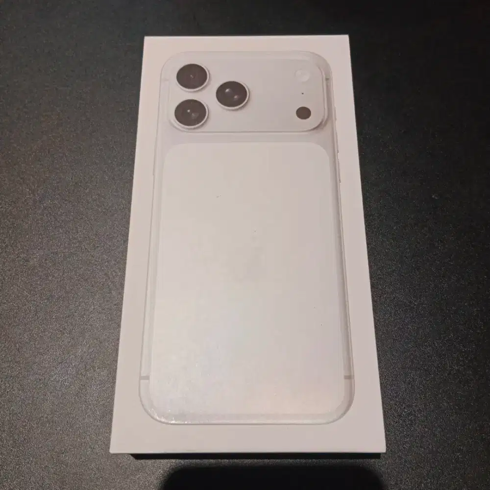 iPhone 17 ProMax Silver 512GB Kondisi Baru Masih Segel