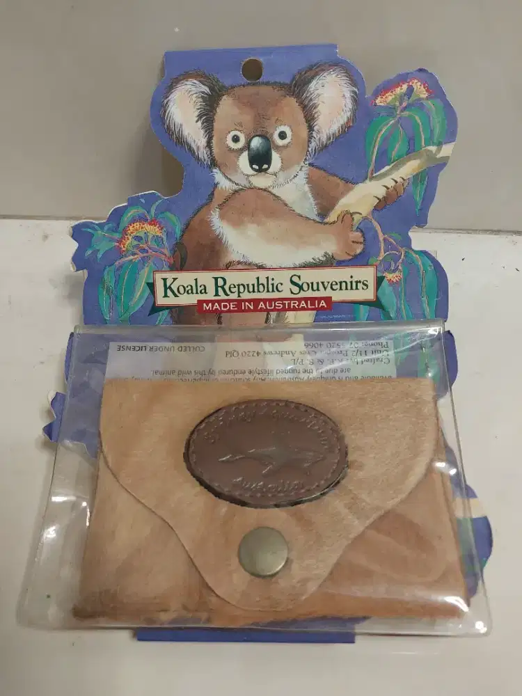 Oleh oleh dari Australia souvenir aussie gantungan kunci dompet kecil