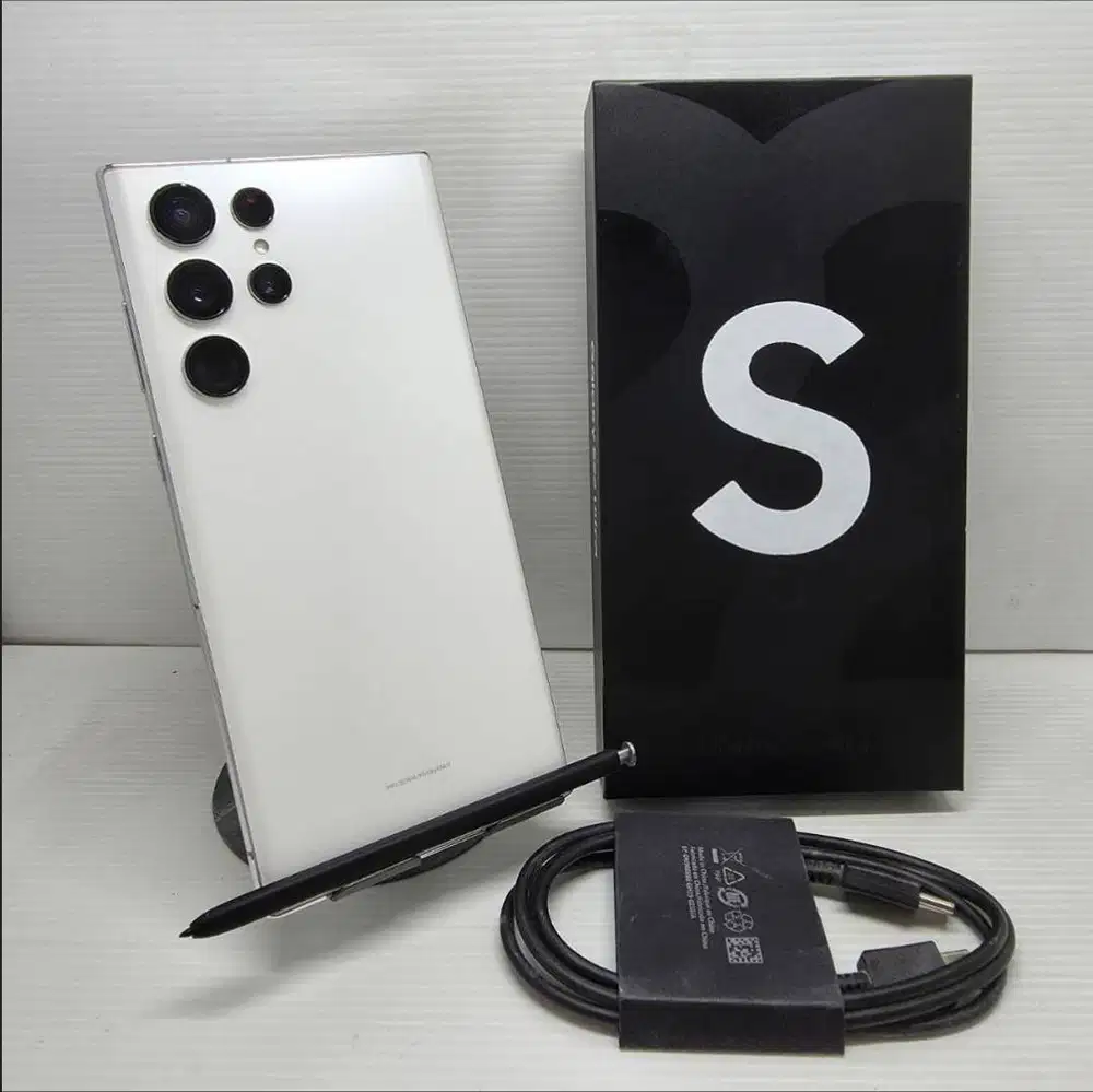 SAMSUNG GALAXY S22 ULTRA 5G 12/512 WHITE NO MINUS EX SEIN FULLSET RESM