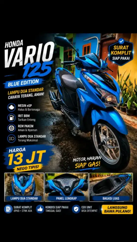 Jual vario pemakaian pribadi