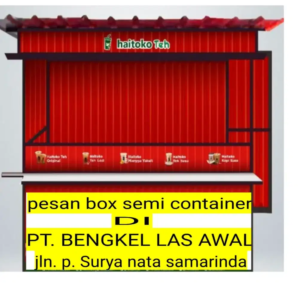 Box semi container