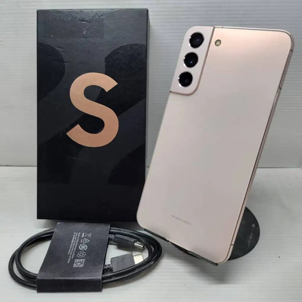 SAMSUNG GALAXY S22  5G 8/256 PINK GOLD EX SEIN MULUS NO MINUS WARNA FA