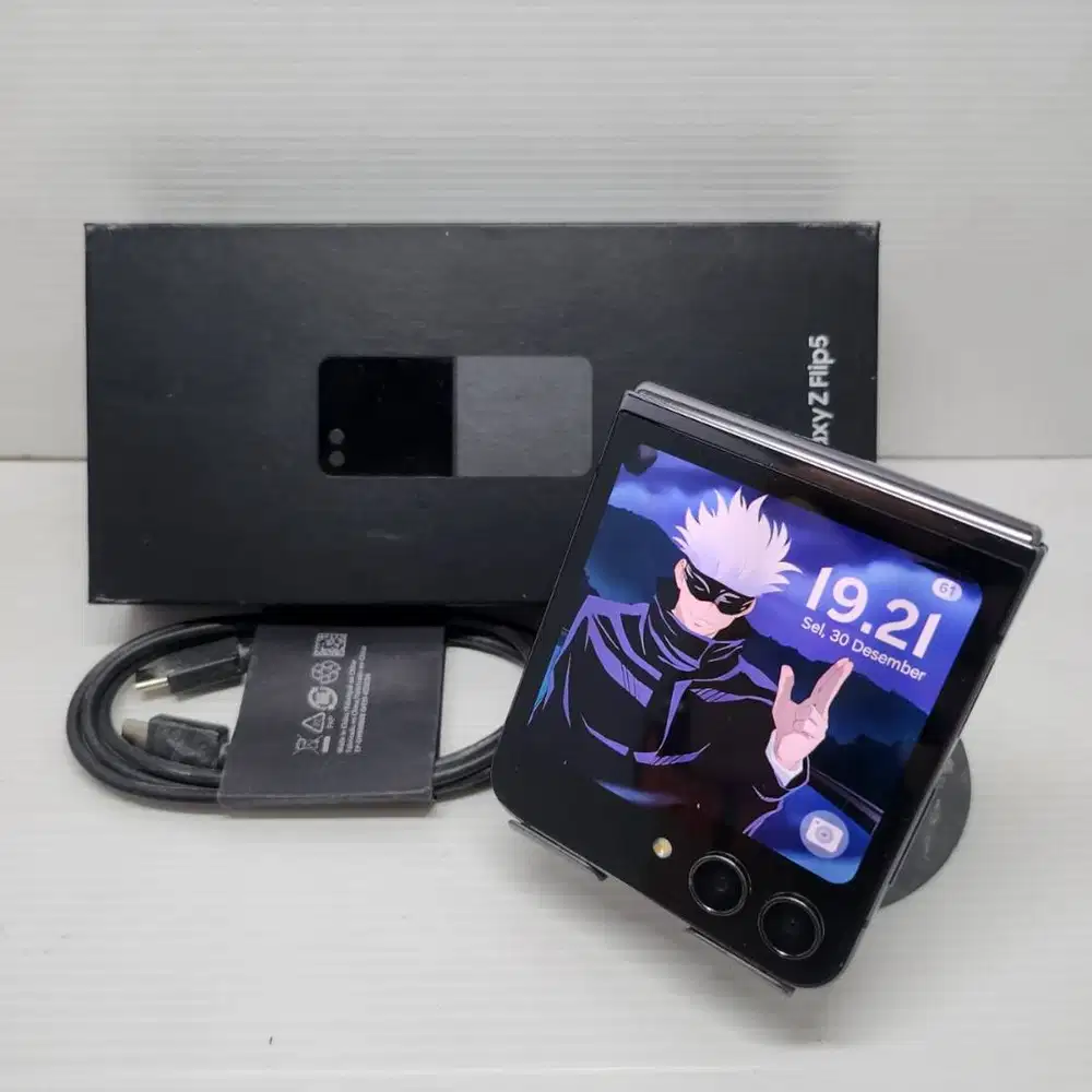MULUS NO MINUS SAMSUNG GALAXY Z FLIP 5 5G 8/512 GRAPHITE RESMI SEIN FU
