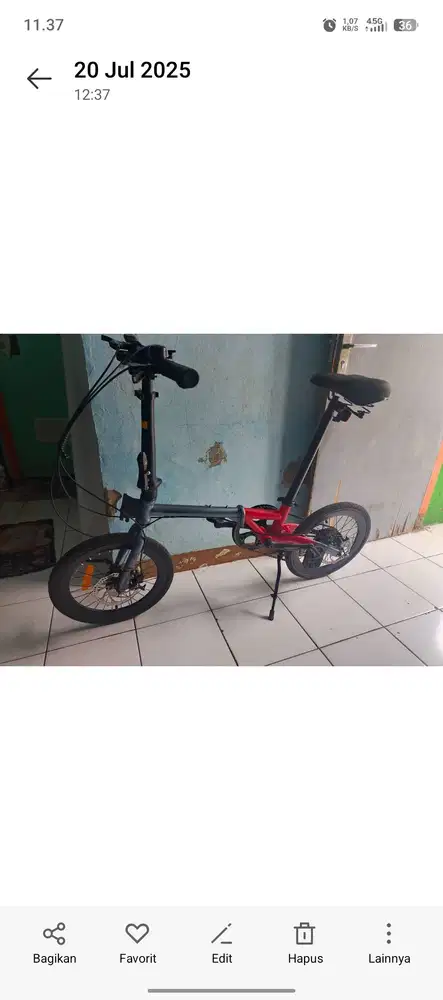 Sepeda Lipat Oddessy Roxas 8.0 16 inch