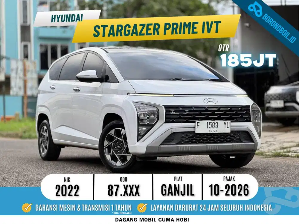 SIAP PAKAI! HYUNDAI STARGAZER PRIME AT NON CAPT SEAT 2022
