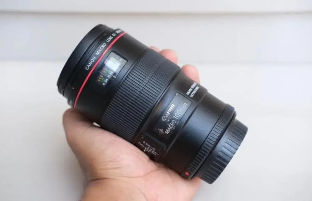 Jual lensa fix canon EF 100mm f/2.8 L USM Macro