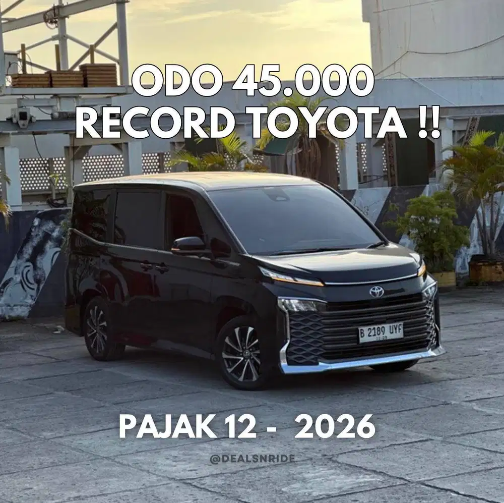 ODO 45.000 ANTIKK !! PAJAK 12/2026 TOYOTA NEW VOXY 2.0 2023 ANTIK NIH