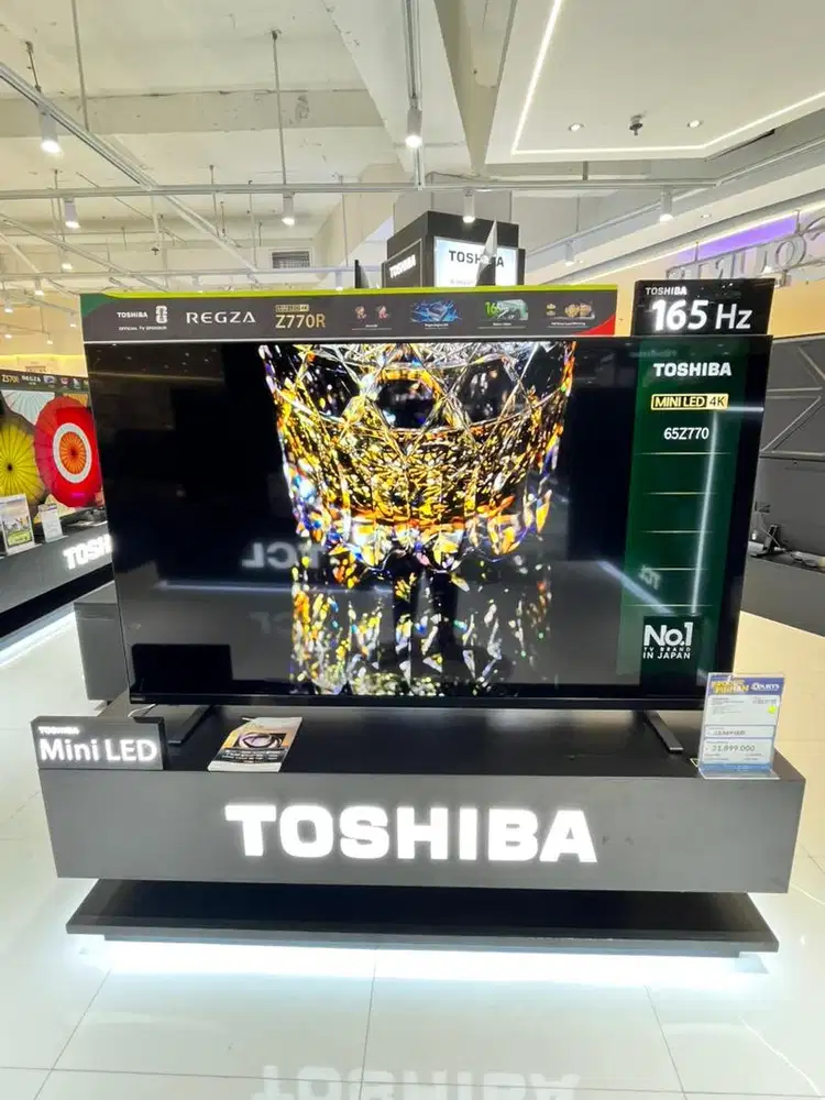 TOSHIBA 4K QLED SMART TV 65 INCH, BISA CICILAN 0%