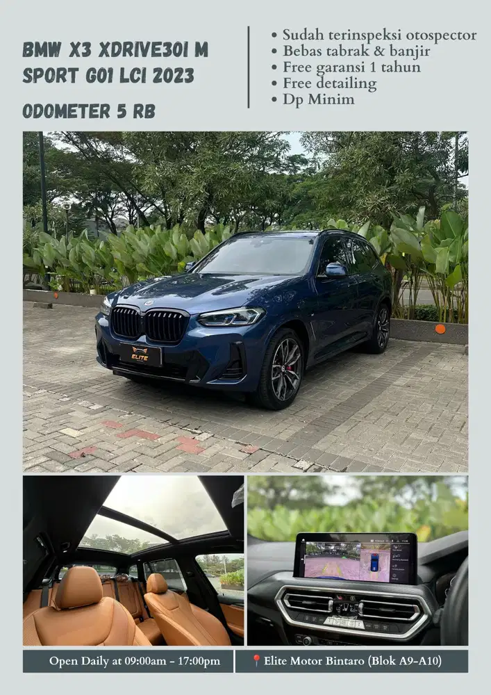 BMW X3 xDrive30i M Sport G01 LCi 2023