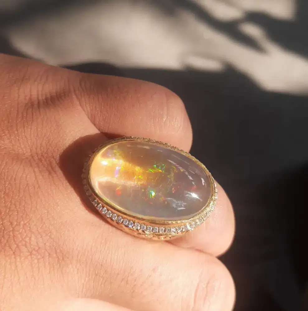 Kalimaya Kristal Bukan Black Opal