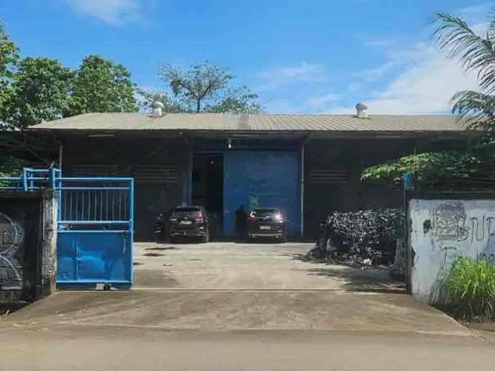 Dijual Gudang + Kantor Depan Jalan Raya di Gunung Putri