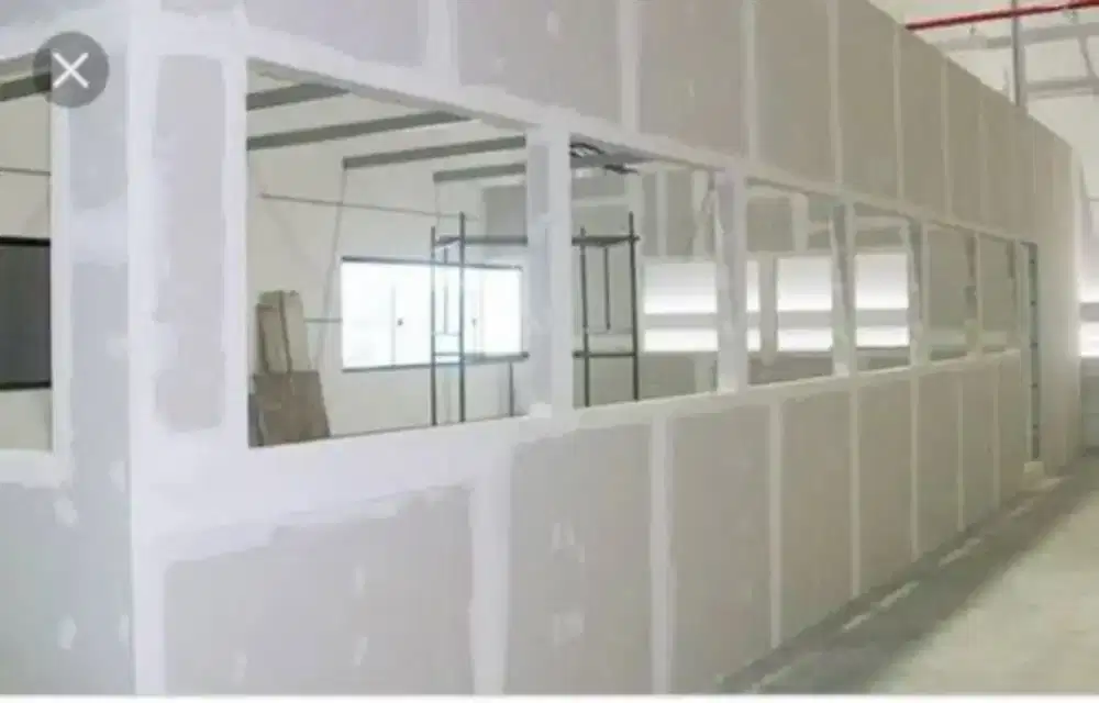 Pasang partisi.gipsum .pvc .lis molding