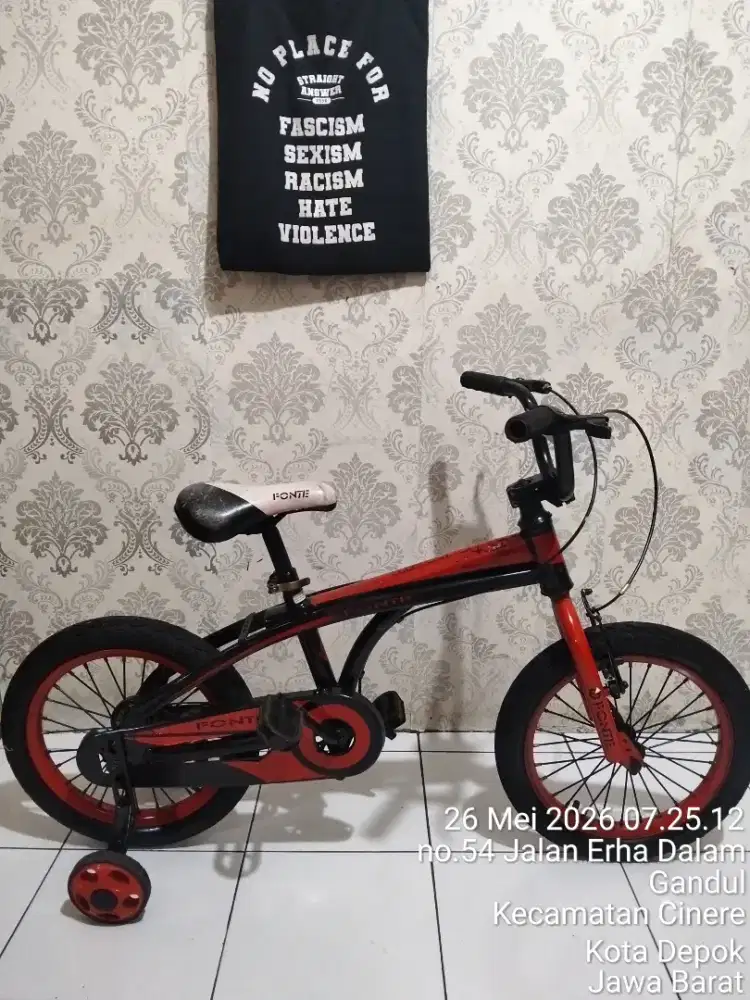 Sepeda BMX anak ukuran 16 untuk umur 4-7 tahun