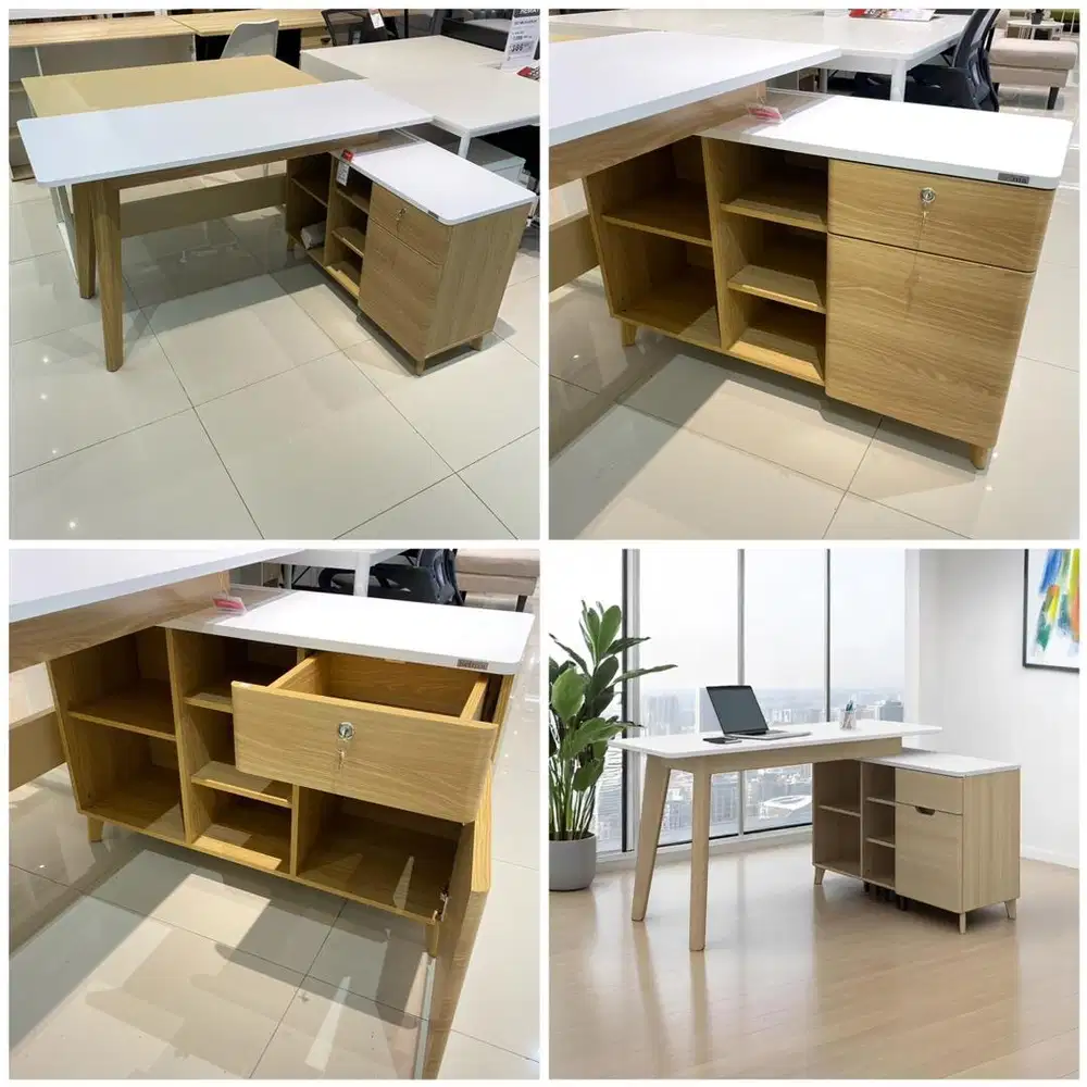 MEJA KERJA KANTOR L MANAGERIAL
