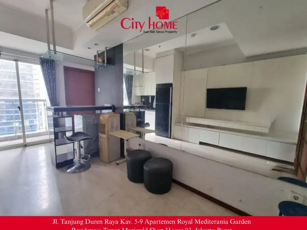 DIJUAL - 2 BR Royal Mediterania Garden Apt at Podomoro City